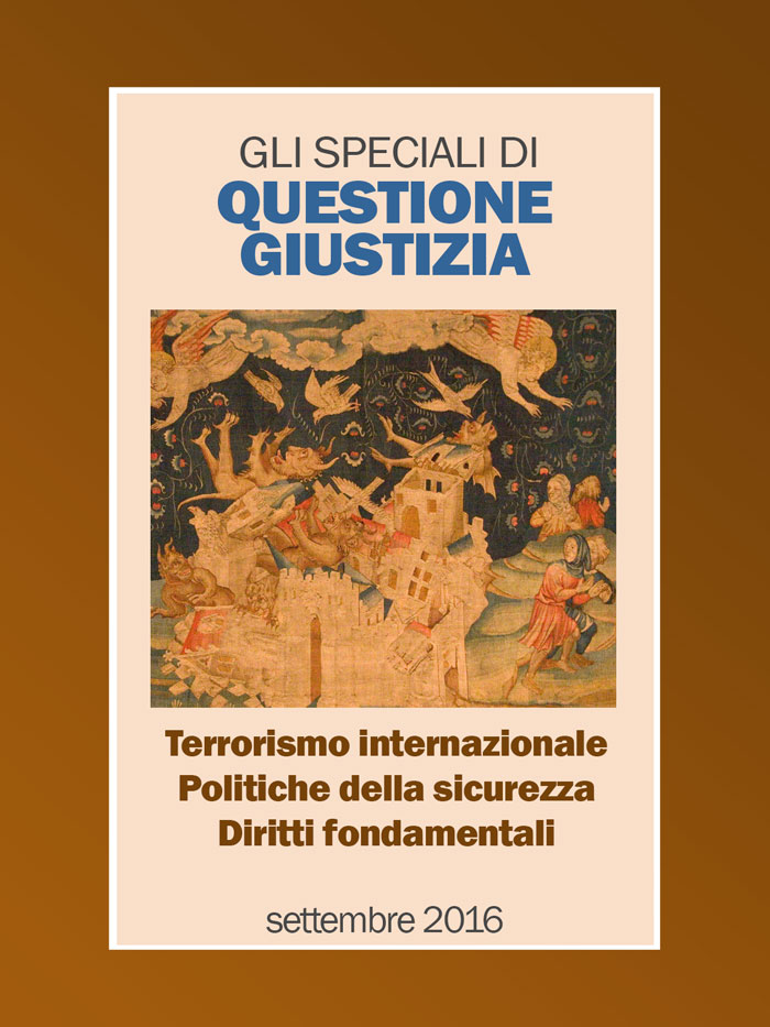 Terrorismo internazionale. Politiche della sicurezza. Diritti fondamentali